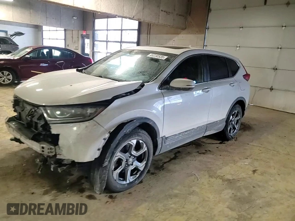 2018 Honda CR-V EX-L with VIN 5J6RW2H87JL017559, listed as a Copart auction lot 46230535 with 121,419 mi miles and Salvage Title. Bid and sale history available at DreamBid. Image 12.