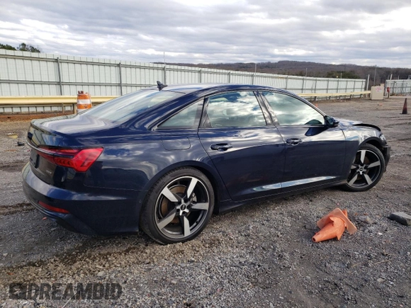2021 Audi A6 Premium Plus with VIN WAUL2AF23MN050189, listed as a Copart auction lot 38332573 with 23,583 mi miles. Bid and sale history available at carsss.com. Image 3.