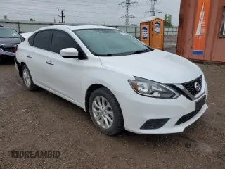 2017 Nissan Sentra SV z VIN 3N1AB7AP7HY329818, wystawiony jako Copart lot #57761045 z przebiegiem 46 313 mil mil oraz Szkoda całkowita • Salvage title. Historia ofert i sprzedaży dostępna na DreamBid. Obrazek 4.