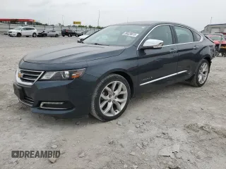 2018 Chevrolet Impala Premier with VIN 2G1125S38J9165281, listed as a Copart auction lot 58429615 with 97,514 mi miles and Salvage title. Bid and sale history available at DreamBid. Image 1.