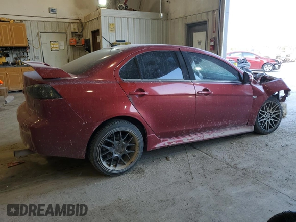 2016 Mitsubishi Lancer GT with VIN JA32U8FW1GU012988, listed as a Copart auction lot 59460484 with 0 mi miles and Salvage Title. Bid and sale history available at carsss.com. Image 3.