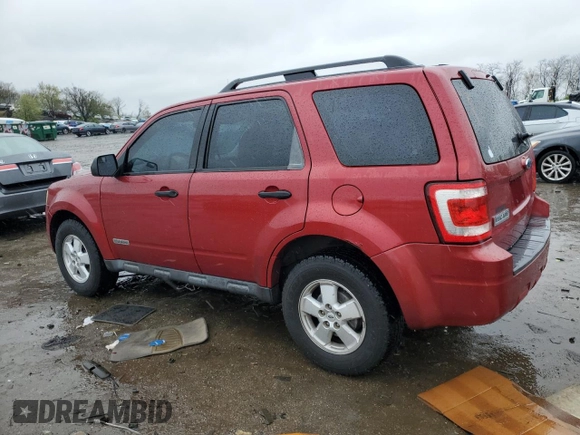 2008 Ford Escape XLS with VIN 1FMCU02Z48KA97843, listed as a Copart auction lot 58836445 with 253,904 mi miles and Non repairable. Bid and sale history available at DreamBid. Image 2.