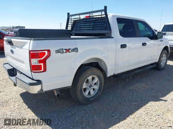 2018 Ford F-150 XL with VIN 1FTEW1E54JKF30802, listed as a IAAI auction lot 42417270 with 67,956 mi miles and . Bid and sale history available at DreamBid. Image 4.