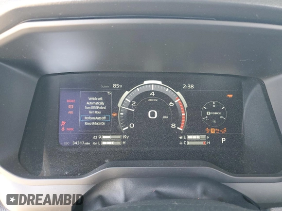 2024 Toyota Tundra Limited with VIN 5TFJA5DB0RX202674, listed as a Copart auction lot 57321805 with 34,317 mi miles and Salvage title. Bid and sale history available at DreamBid. Image 9.