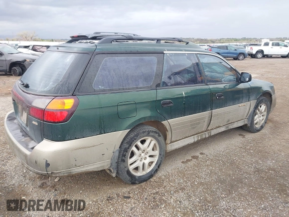 2000 Subaru Legacy Outback with VIN 4S3BH6758Y7624248, listed as a IAAI auction lot 42151258 with 206,654 mi miles and . Bid and sale history available at DreamBid. Image 4.