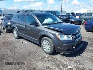 2018 Dodge Journey SE with VIN 3C4PDCAB3JT506088, listed as a IAAI auction lot 41969875 with 47,567 mi miles and . Bid and sale history available at carsss.com. Image 1.