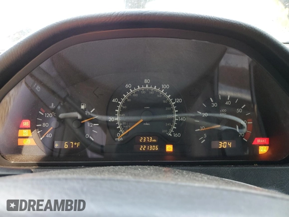 1999 Mercedes-Benz C 230/260/280/320 with VIN WDBHA24G4XA749633, listed as a Copart auction lot 56560105 with 221,306 mi miles and Salvage title. Bid and sale history available at DreamBid. Image 9.