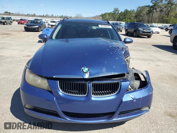 2007 BMW 3 Series 328i with VIN WBAVS13527FX15072, listed as a Copart auction lot 48186315 with 224,583 mi miles and Salvage Title. Bid and sale history available at carsss.com. Image 5.