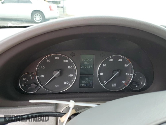 2006 Mercedes-Benz C with VIN WDBRF54J96A913217, listed as a Copart auction lot 60497924 with 219,657 mi miles and Salvage Title. Bid and sale history available at DreamBid. Image 9.