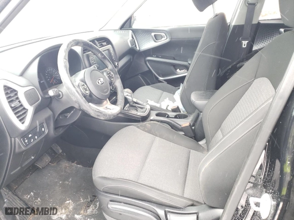 2021 Kia Soul EX with VIN KNDJ33AU4M7140354, listed as a Copart auction lot 87599095 with 96,471 mi miles and Salvage Title. Bid and sale history available at carsss.com. Image 7.