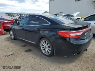 2013 Hyundai Azera with VIN KMHFH4JG7DA220477, listed as a Copart auction lot 69036074 with 126,455 mi miles and Salvage Title. Bid and sale history available at carsss.com. Image 2.