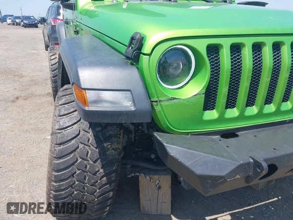 2018 Jeep Wrangler Sport with VIN 1C4GJXAG1JW271695, listed as a IAAI auction lot 42472603 with 105,460 mi miles and . Bid and sale history available at DreamBid. Image 18.