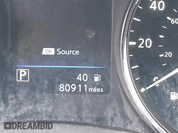 2020 Nissan Rogue SL with VIN 5N1AT2MV2LC780367, listed as a IAAI auction lot 41195473 with 80,911 mi miles and . Bid and sale history available at DreamBid. Image 15.