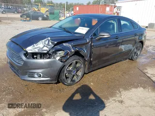 2015 Ford Fusion SE with VIN 1FA6P0HD2F5105136, listed as a IAAI auction lot 41688771 with 100,655 mi miles and . Bid and sale history available at DreamBid. Image 2.