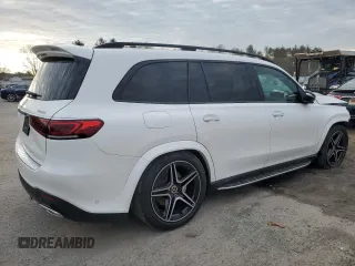 2022 Mercedes-Benz GLS 450 with VIN 4JGFF5KE0NA662687, listed as a Copart auction lot 81401043 with 48,938 mi miles and . Bid and sale history available at DreamBid. Image 3.
