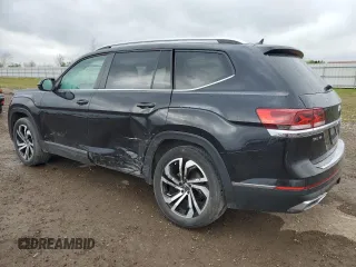 2022 Volkswagen Atlas SEL z VIN 1V2BR2CA7NC535488, wystawiony jako Copart lot #47613025 z przebiegiem 39 834 mil mil oraz Szkoda całkowita • Salvage title. Historia ofert i sprzedaży dostępna na DreamBid. Obrazek 2.