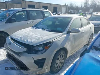 2021 Kia Rio LX with VIN 3KPA24AD7ME386193, listed as a IAAI auction lot 41289934 with 72,178 mi miles. Bid and sale history available at carsss.com. Image 2.