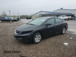 2014 Honda Civic LX z VIN 19XFB2F51EE064985, wystawiony jako Copart lot #53940805 z przebiegiem 89 082 mil mil oraz Szkoda całkowita • Salvage title. Historia ofert i sprzedaży dostępna na DreamBid. Obrazek 1.