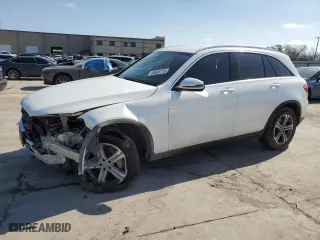 2020 Mercedes-Benz GLC with VIN WDC0G8DB3LF694264, listed as a Copart auction lot 48630775 with 100,629 mi miles and Salvage Title. Bid and sale history available at carsss.com. Image 1.