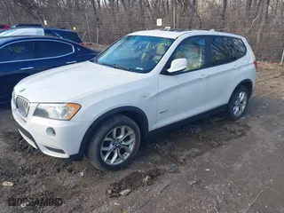 2011 BMW X3 28i with VIN 5UXWX5C52BLK59471, listed as a IAAI auction lot 41245998 with 216,204 mi miles. Bid and sale history available at carsss.com. Image 2.