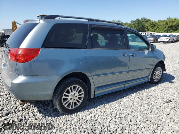 2010 Toyota Sienna XLE with VIN 5TDYK4CC1AS325572, listed as a Copart auction lot 53334805 with 100,426 mi miles and Salvage Title. Bid and sale history available at carsss.com. Image 3.
