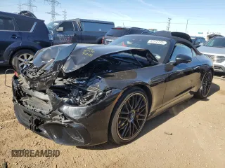 2022 Mercedes-Benz SL 63 AMG with VIN W1KVK8BB0NF005013, listed as a Copart auction lot 53172725 with 14,747 mi miles and Salvage title. Bid and sale history available at DreamBid. Image 1.