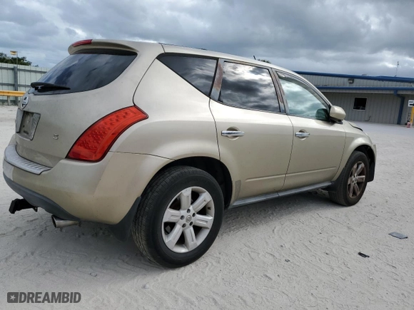 2006 Nissan Murano S with VIN JN8AZ08T66W427458, listed as a Copart auction lot 85074184 with 190,015 mi miles and Salvage Title. Bid and sale history available at carsss.com. Image 3.