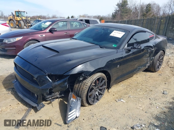 2016 Ford Mustang V6 with VIN 1FA6P8AMXG5222893, listed as a IAAI auction lot 41754837 with 52,892 mi miles and . Bid and sale history available at carsss.com. Image 18.