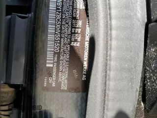 2017 BMW i3 with VIN WBY1Z8C5XHV551520, listed as a Copart auction lot 53878525 with 122,649 mi miles and Salvage Title. Bid and sale history available at carsss.com. Image 12.