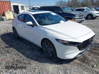 2021 Mazda Mazda3 Hatchback Preferred with VIN JM1BPALL9M1402955, listed as a IAAI auction lot 41669855 with 3,121 mi miles. Bid and sale history available at carsss.com. Image 1.