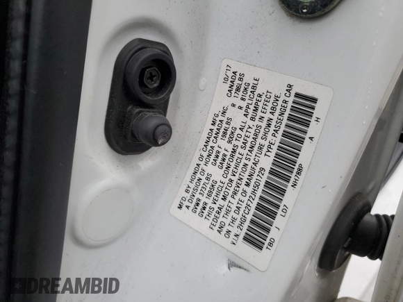 2018 Honda Civic EX с VIN 2HGFC2F72JH501729, выставлен на аукционе Copart как лот 53244695 с пробегом 123 059 миль миль и Списание • Salvage title. История ставок и продаж доступна на DreamBid. Изображение 14.