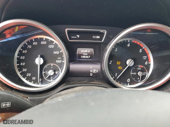 2014 Mercedes-Benz GL-Class GL 350 BlueTEC with VIN 4JGDF2EE3EA415939, listed as a Copart auction lot 43464945 with 148,367 mi miles and Salvage Title. Bid and sale history available at carsss.com. Image 9.