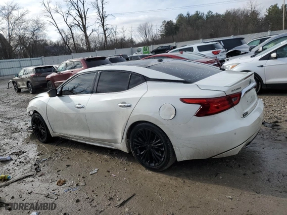 2018 Nissan Maxima SL with VIN 1N4AA6AP7JC370805, listed as a Copart auction lot 85466944 with 0 mi miles and Non Repairable. Bid and sale history available at carsss.com. Image 2.
