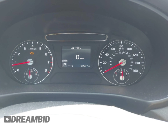 2019 Kia Sorento LX V6 with VIN 5XYPGDA56KG449546, listed as a IAAI auction lot 41728152 with 109,507 mi miles. Bid and sale history available at carsss.com. Image 7.