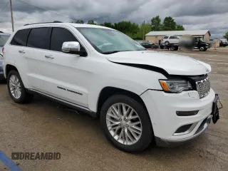 2017 Jeep Grand Cherokee Summit with VIN 1C4RJFJG2HC941155, listed as a Copart auction lot 57641665 with 72,273 mi miles and Salvage title. Bid and sale history available at DreamBid. Image 4.