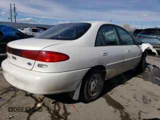 1997 Ford Escort LX with VIN 1FALP13P7VW380648, listed as a Copart auction lot 46342005 with 175,455 mi miles and Salvage Title. Bid and sale history available at carsss.com. Image 3.