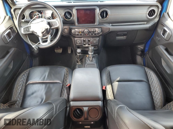 2022 Jeep Gladiator Overland with VIN 1C6HJTFG6NL124535, listed as a Copart auction lot 45988595 with 17,151 mi miles and Salvage title. Bid and sale history available at DreamBid. Image 8.