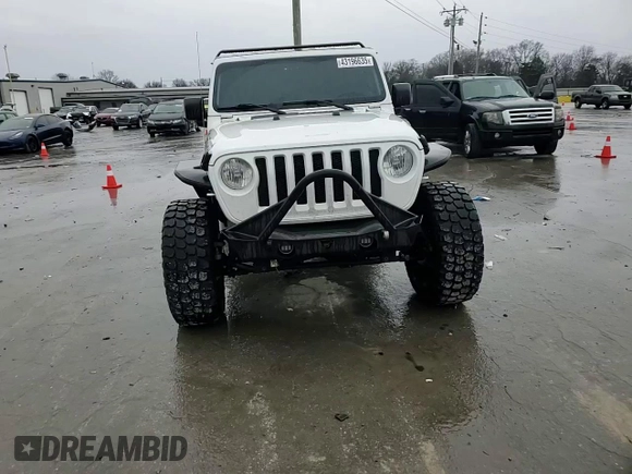 2020 Jeep Wrangler Unlimited Sport with VIN 1C4HJXDG4LW240492, listed as a Copart auction lot 43196635 with 56,602 mi miles and Clean title. Bid and sale history available at DreamBid. Image 11.