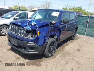 2018 Jeep Renegade Upland z VIN ZACCJBAB9JPH02125, wystawiony jako IAAI lot #42094193 z przebiegiem 91 003 mil mil oraz . Historia ofert i sprzedaży dostępna na DreamBid. Obrazek 2.