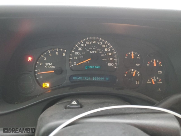 2004 GMC Sierra 1500 SLE with VIN 2GTEK19T041265661, listed as a Copart auction lot 43459705 with 103,649 mi miles and Salvage Title. Bid and sale history available at carsss.com. Image 9.