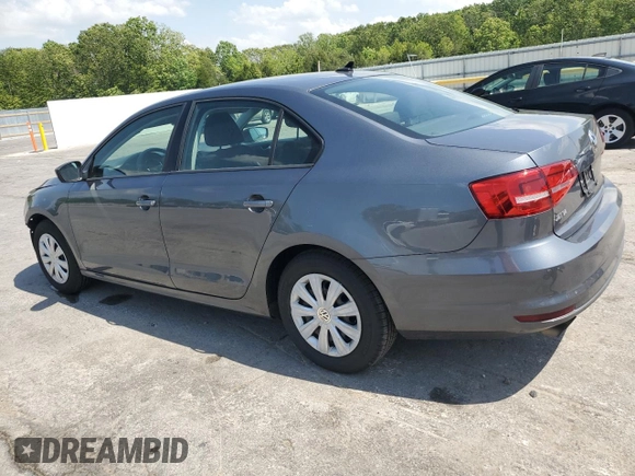 2015 Volkswagen Jetta S z VIN 3VW1K7AJ6FM421576, wystawiony jako Copart lot #57254285 z przebiegiem 82 677 mil mil oraz Szkoda całkowita • Salvage title. Historia ofert i sprzedaży dostępna na DreamBid. Obrazek 2.
