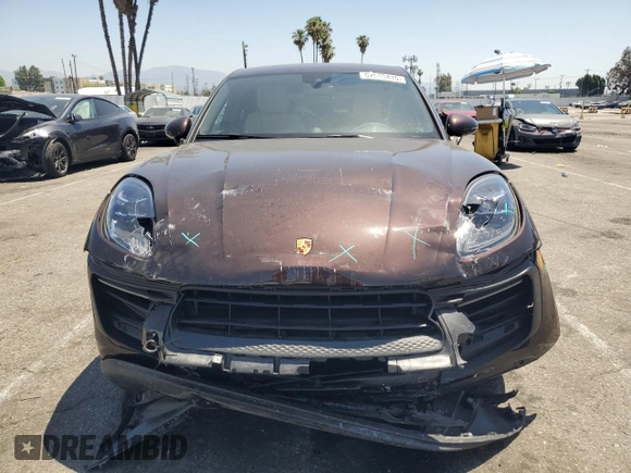 2022 Porsche Macan with VIN WP1AA2A51NLB04007, listed as a Copart auction lot 57549415 with 12,578 mi miles and Salvage title. Bid and sale history available at DreamBid. Image 5.