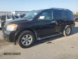2010 Nissan Armada Titanium z VIN 5N1BA0ND6AN616559, wystawiony jako Copart lot #55458885 z przebiegiem 138 928 mil mil oraz Szkoda całkowita • Salvage title. Historia ofert i sprzedaży dostępna na DreamBid. Obrazek 1.