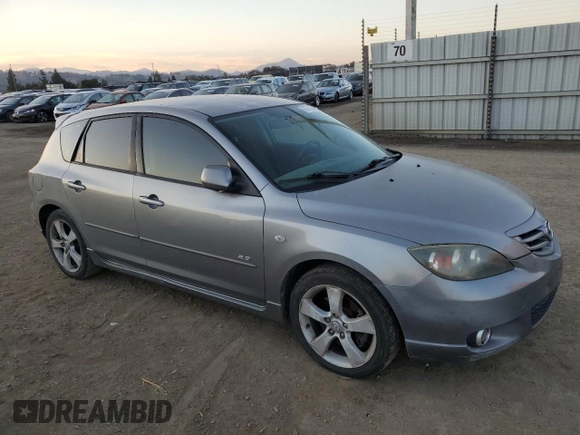 2006 Mazda 3 S Sport with VIN JM1BK144861475484, listed as a Copart auction lot 82910244 with 171,515 mi miles and Salvage Title. Bid and sale history available at DreamBid. Image 4.