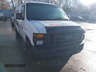 2014 Ford Econoline Cargo Commercial with VIN 1FTNE1EW0EDA07816, listed as a IAAI auction lot 41648077 with 183,501 mi miles and . Bid and sale history available at DreamBid. Image 12.