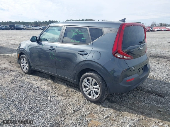 2021 Kia Soul X-Line with VIN KNDJ23AU1M7747914, listed as a IAAI auction lot 41380092 with 47,048 mi miles. Bid and sale history available at carsss.com. Image 3.