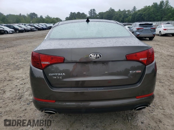 2013 Kia Optima EX with VIN 5XXGN4A79DG100119, listed as a Copart auction lot 60609565 with 132,181 mi miles and Clean title. Bid and sale history available at DreamBid. Image 6.