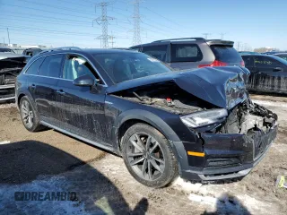 2017 Audi allroad Premium Plus with VIN WA18NAF44HA172889, listed as a Copart auction lot 46119265 with 87,886 mi miles and Salvage Title. Bid and sale history available at carsss.com. Image 4.