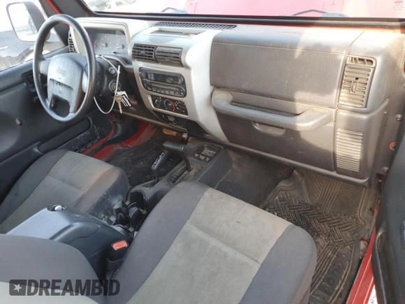 2004 Jeep Wrangler X с VIN 1J4FA39S84P736382, выставлен на аукционе Copart как лот 49553815 с пробегом 162 751 миль миль и Чистый • Clean title. История ставок и продаж доступна на DreamBid. Изображение 8.