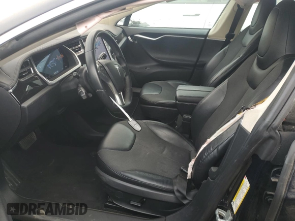 2013 Tesla Model S with VIN 5YJSA1AC9DFP10400, listed as a Copart auction lot 59047985 with 165,166 mi miles and Salvage title. Bid and sale history available at DreamBid. Image 7.